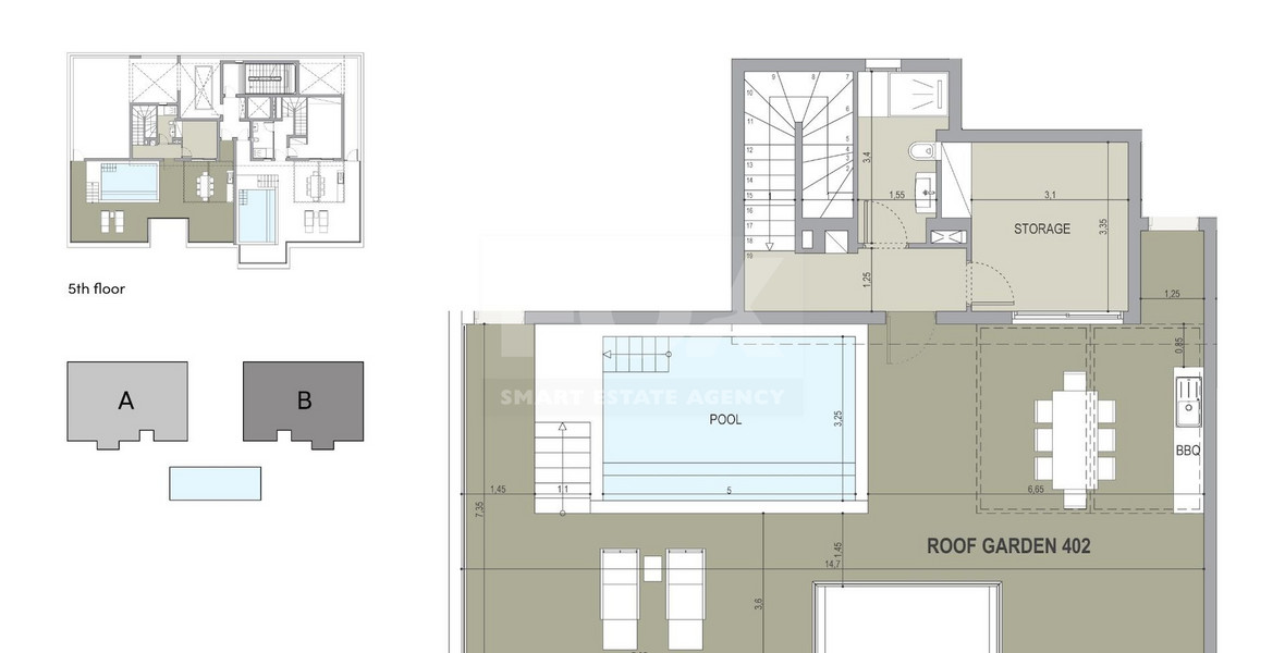 Top floor 3 Bed Apartment For Sale In Germasogeia Limassol Cyprus
