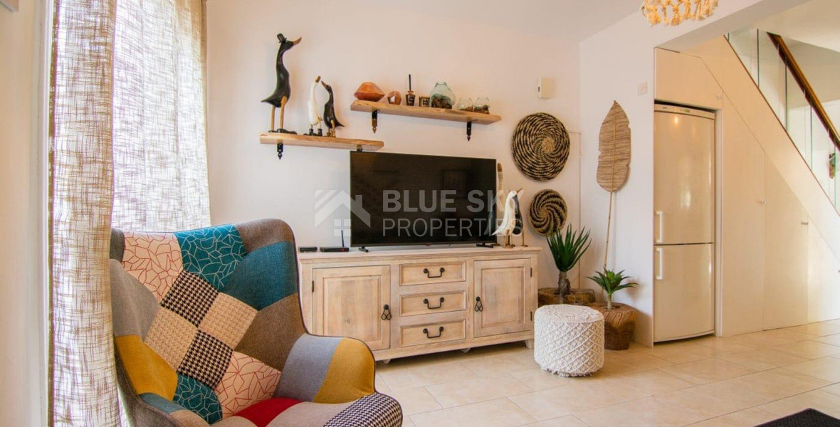 Renovated Two-Bedroom Maisonette for Sale in Latchi, Polis Chrysochou | Ideal Near Beach