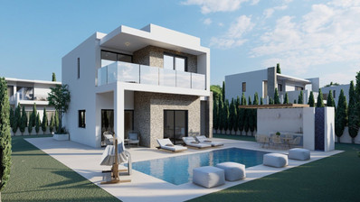 Three Bed House In Agios Georgios Peyia Paphos Cyprus