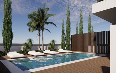 Spacious Three bedroom Penthouse in Universal area of Paphos for sale