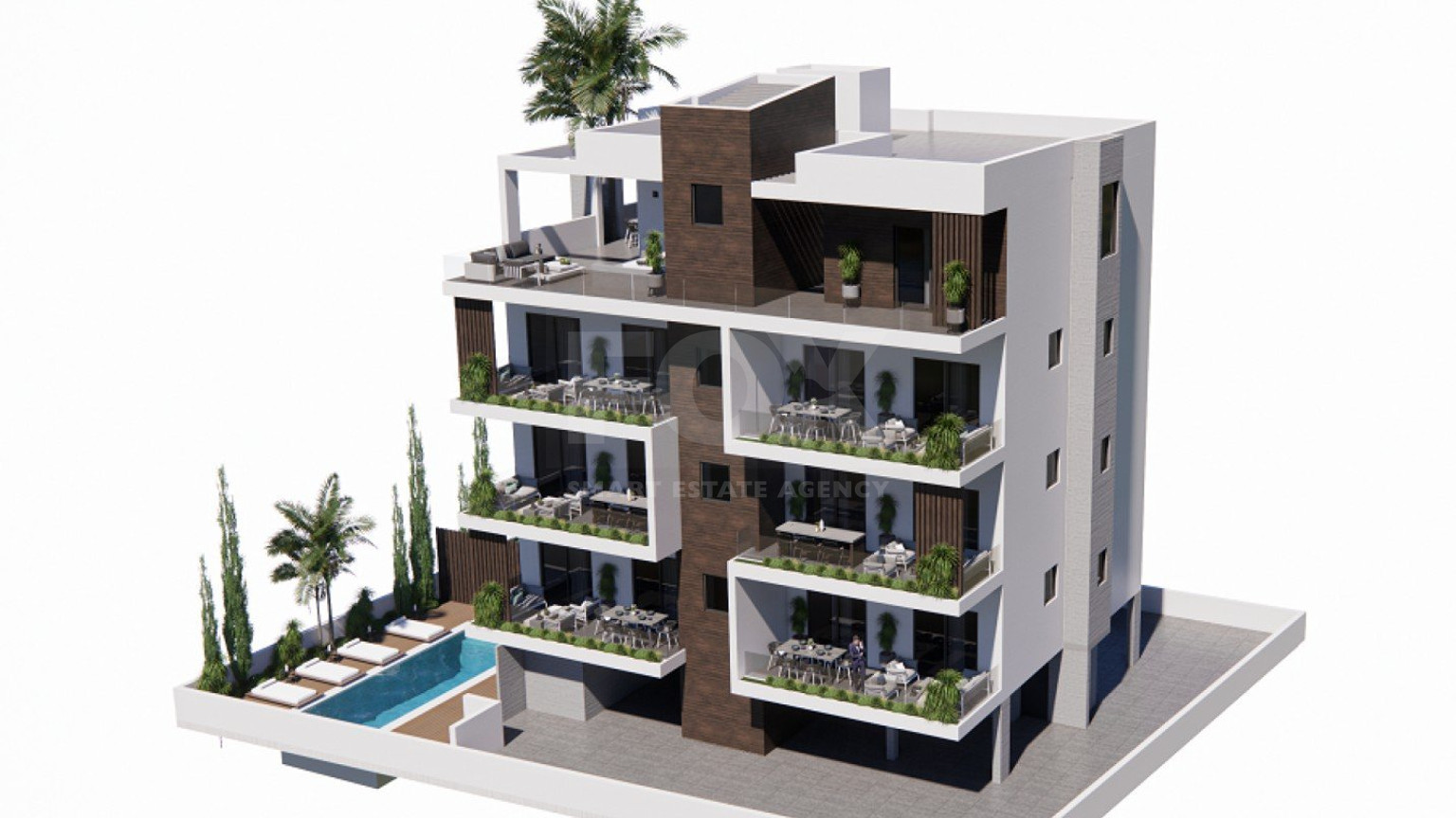 Spacious Three bedroom Penthouse in Universal area of Paphos for sale