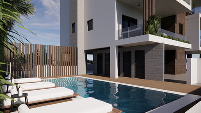 Spacious Three bedroom Penthouse in Universal area of Paphos for sale