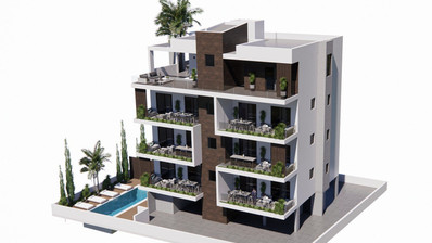 Spacious Three bedroom Penthouse in Universal area of Paphos for sale