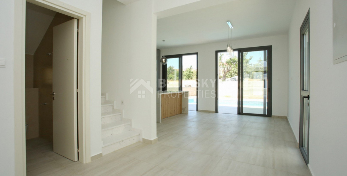 Three  Bed House with roof garden in Mesogi Paphos