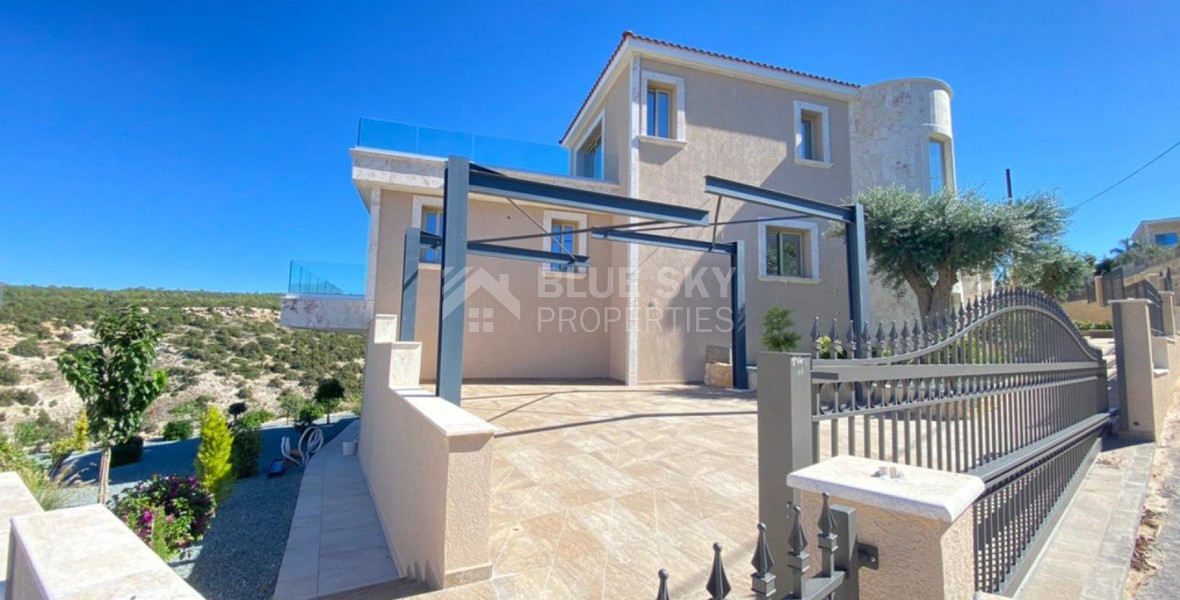 Luxury five Bedroom Key-Ready House for Sale in Peyia, Paphos – Stunning Sea Views
