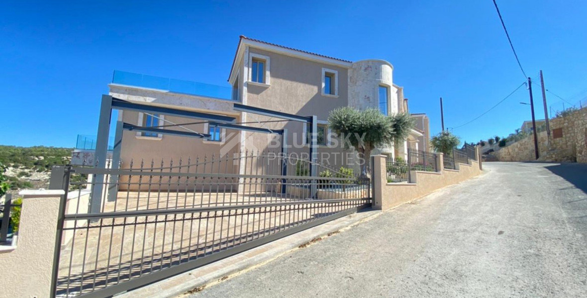 Luxury five Bedroom Key-Ready House for Sale in Peyia, Paphos – Stunning Sea Views