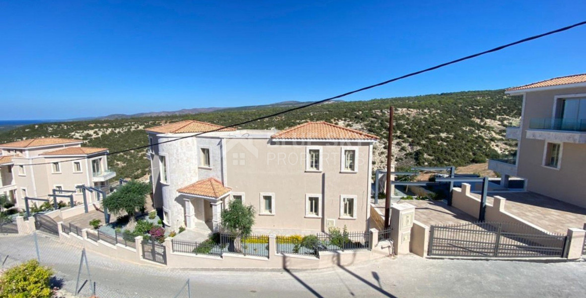 Luxury five Bedroom Key-Ready House for Sale in Peyia, Paphos – Stunning Sea Views