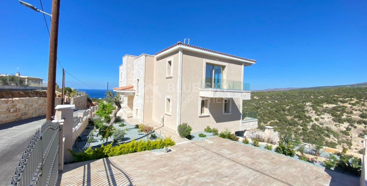 Luxury six Bedroom Detached House for Sale in Peyia – Private Pool & Sea Access