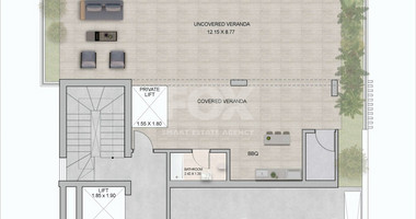 Four Bed Penthouse with Roof Garden For Sale In Germasogeia Limassol Cyprus