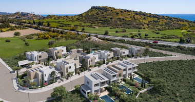 Brand-New 4-Bedroom Semi-Detached Home with Communal Pool & Sauna in Agios Tychonas, Limassol