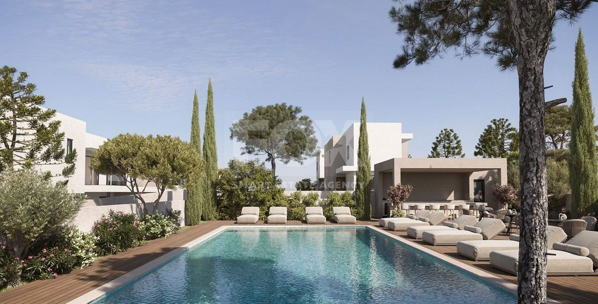 Brand-New 4-Bedroom Semi-Detached Home with Communal Pool & Sauna in Agios Tychonas, Limassol