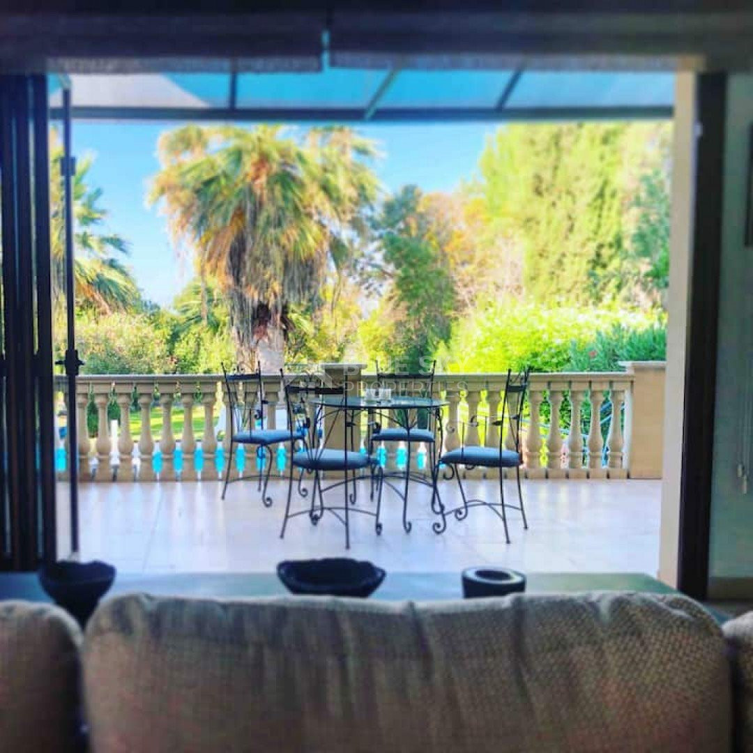 3 Bed semi detached villa with private swimming pool in huge plot located in Geroskipou Paphos