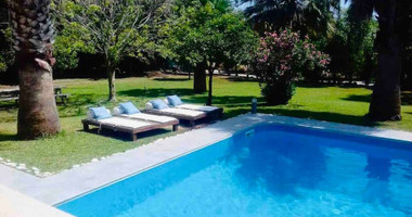 3 Bed semi detached villa with private swimming pool in huge plot located in Geroskipou Paphos