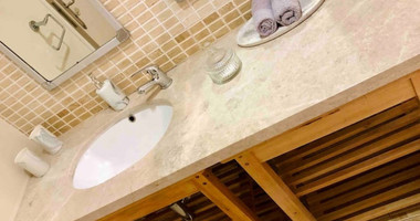 3 Bed semi detached villa with private swimming pool in huge plot located in Geroskipou Paphos