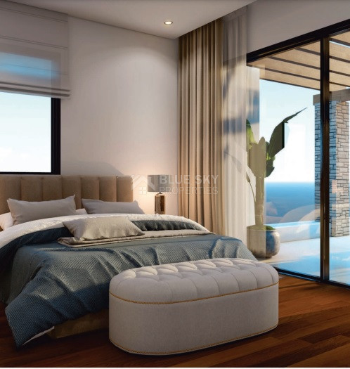 Spacious two bedroom apartment with a  Seaview in a Prime Area of Kato Paphos