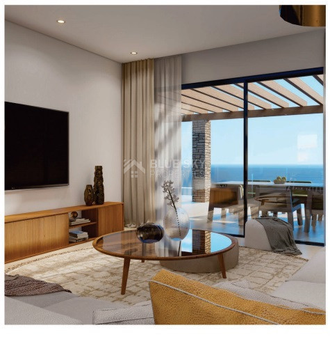 Spacious two bedroom apartment with a  Seaview in a Prime Area of Kato Paphos