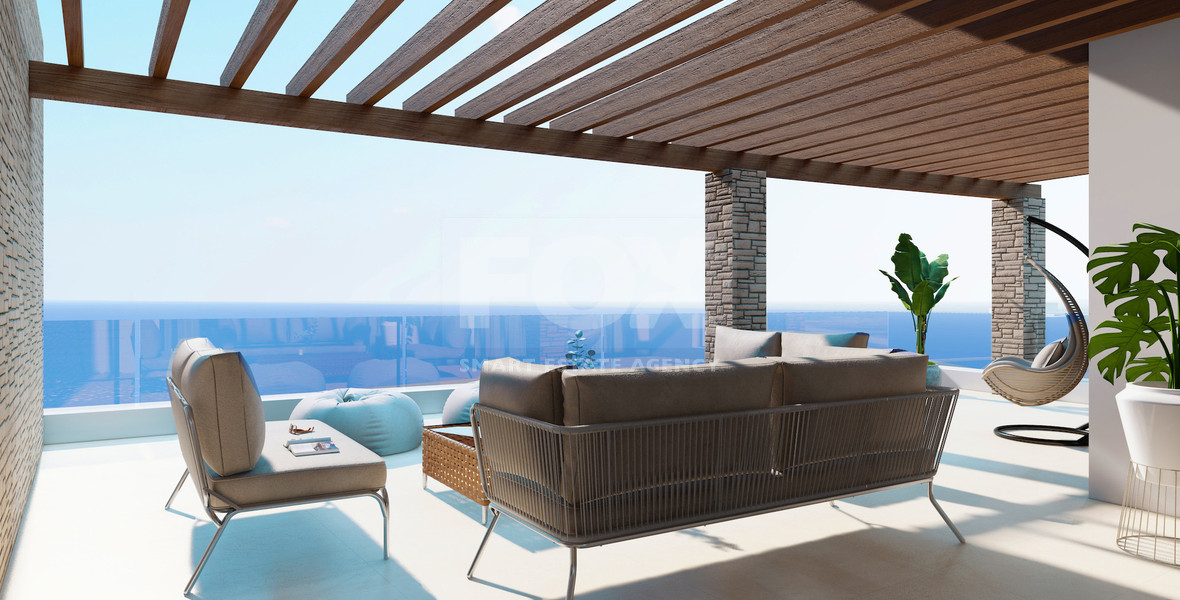 Spacious two bedroom apartment with a  Seaview in a Prime Area of Kato Paphos