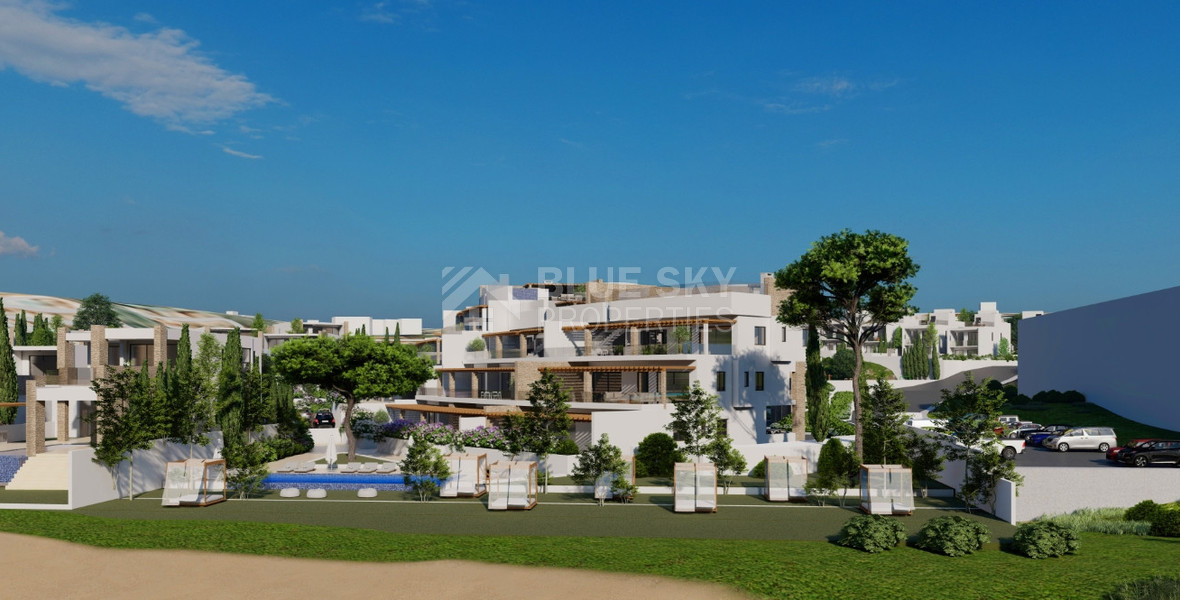 Spacious two bedroom apartment with a  Seaview in a Prime Area of Kato Paphos