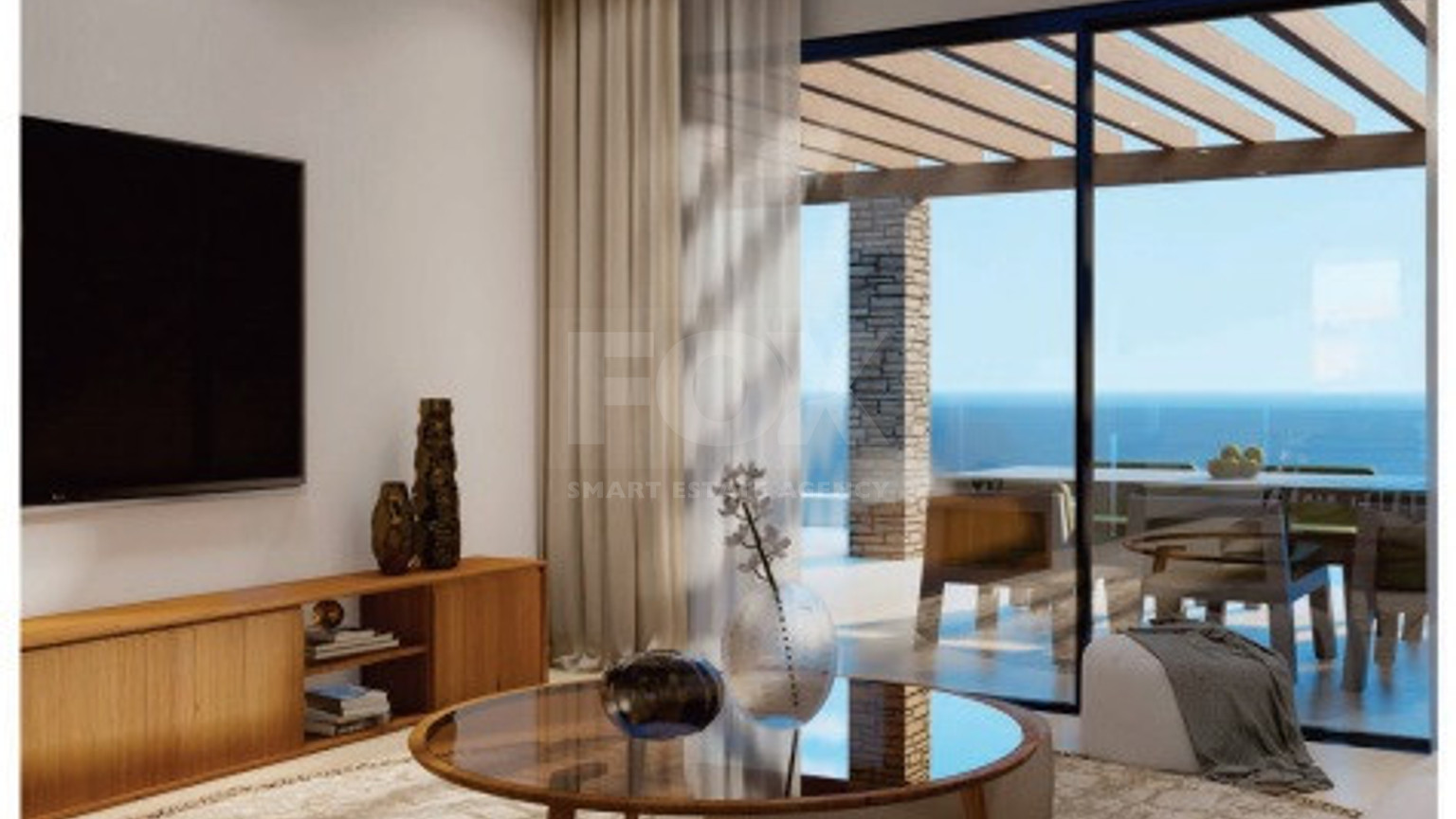 Spacious two bedroom apartment with a  Seaview in a Prime Area of Kato Paphos