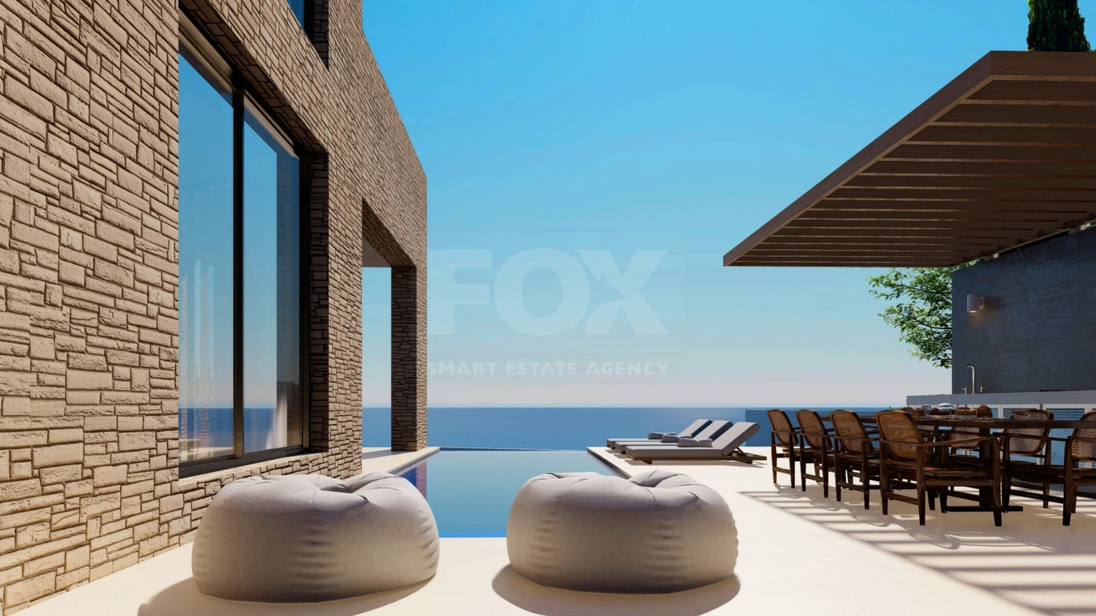 Luxury four Bedroom Seafront Villa with Private Pool Near Venus Beach | Coastal Paphos