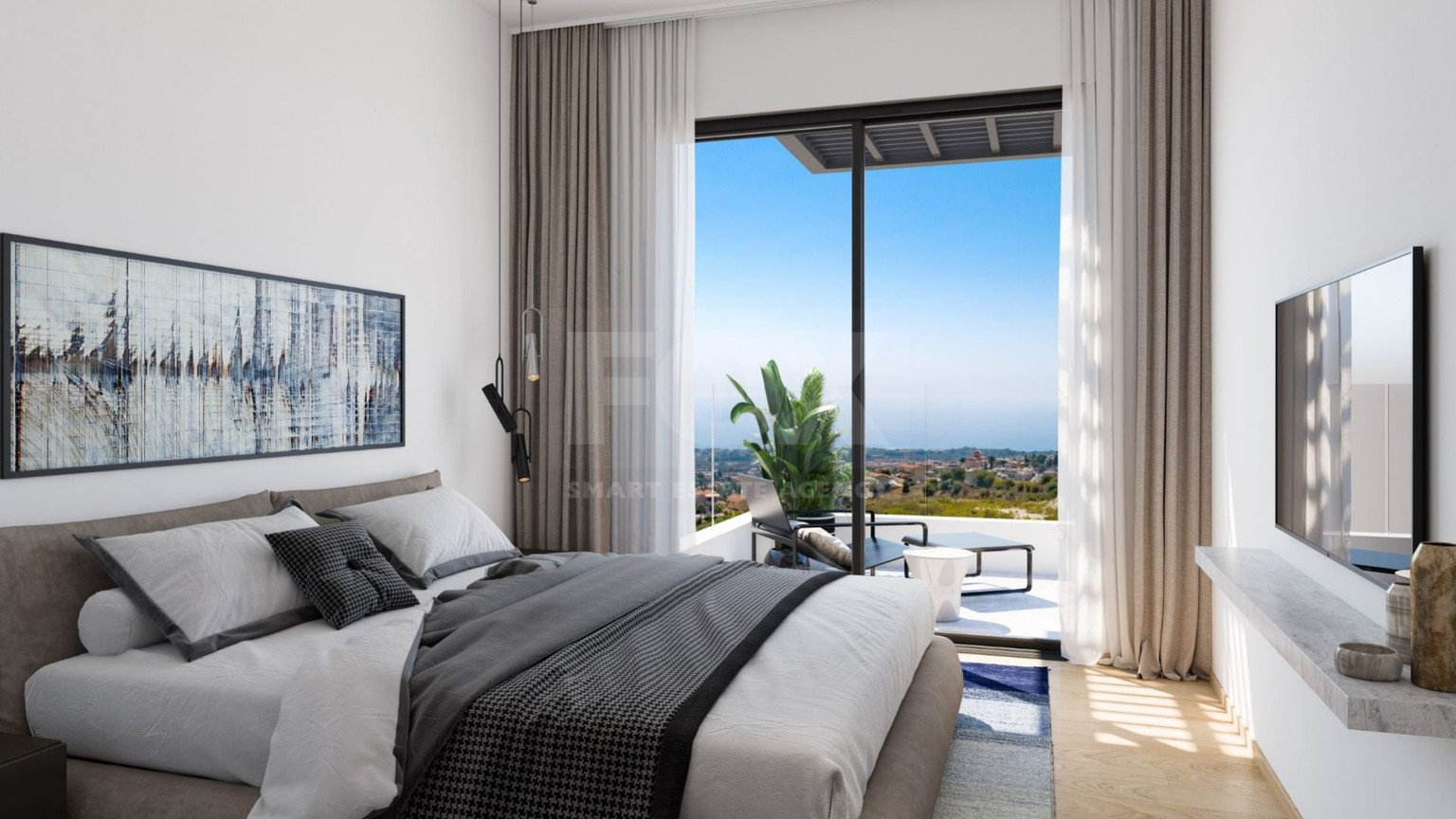 Luxury four bedroom villa with panoramic views