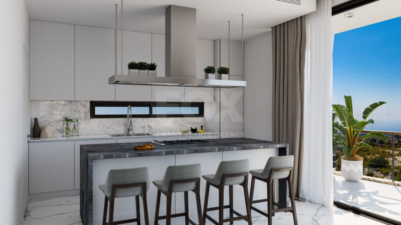Luxury four bedroom villa with panoramic views