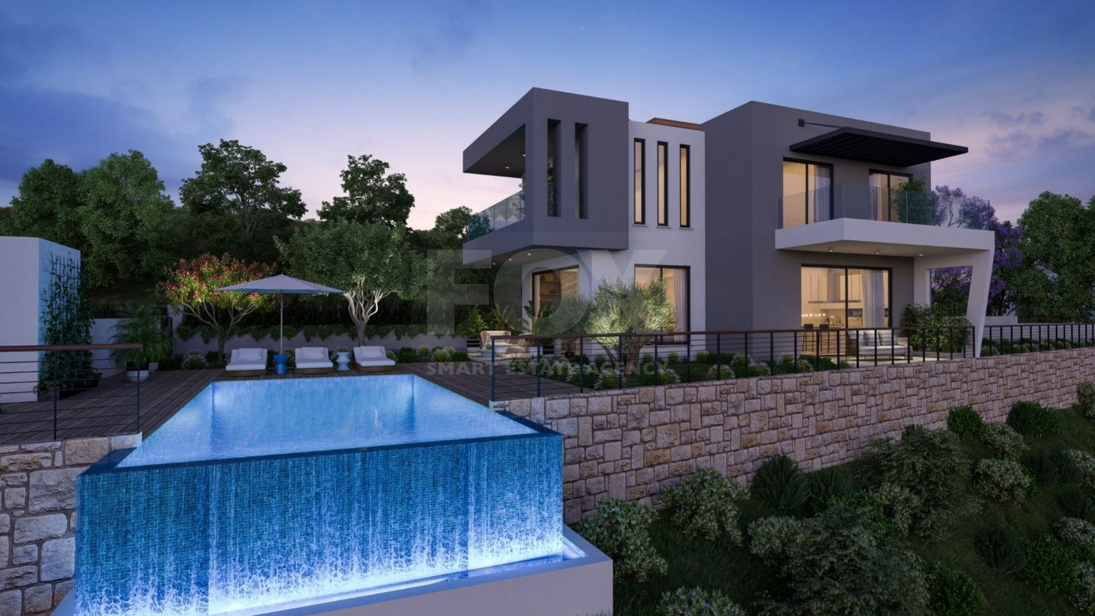 Luxury four bedroom villa with panoramic views