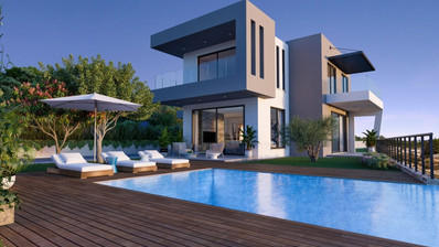 Luxury four bedroom villa with panoramic views