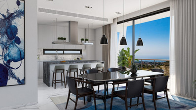 Luxury four bedroom villa with panoramic views