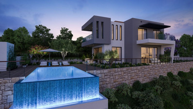 Luxury four bedroom villa with panoramic views