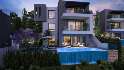 Luxury four bedroom villa with panoramic views