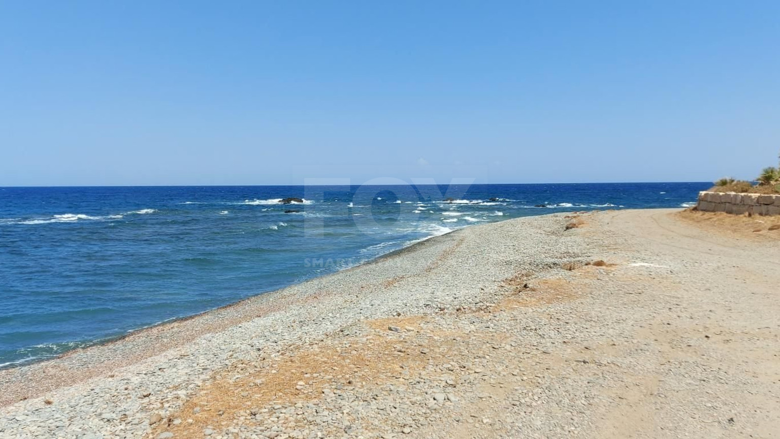 Seafront four bedroom luxury villa ,just 100m from the beach, in Pomos Village