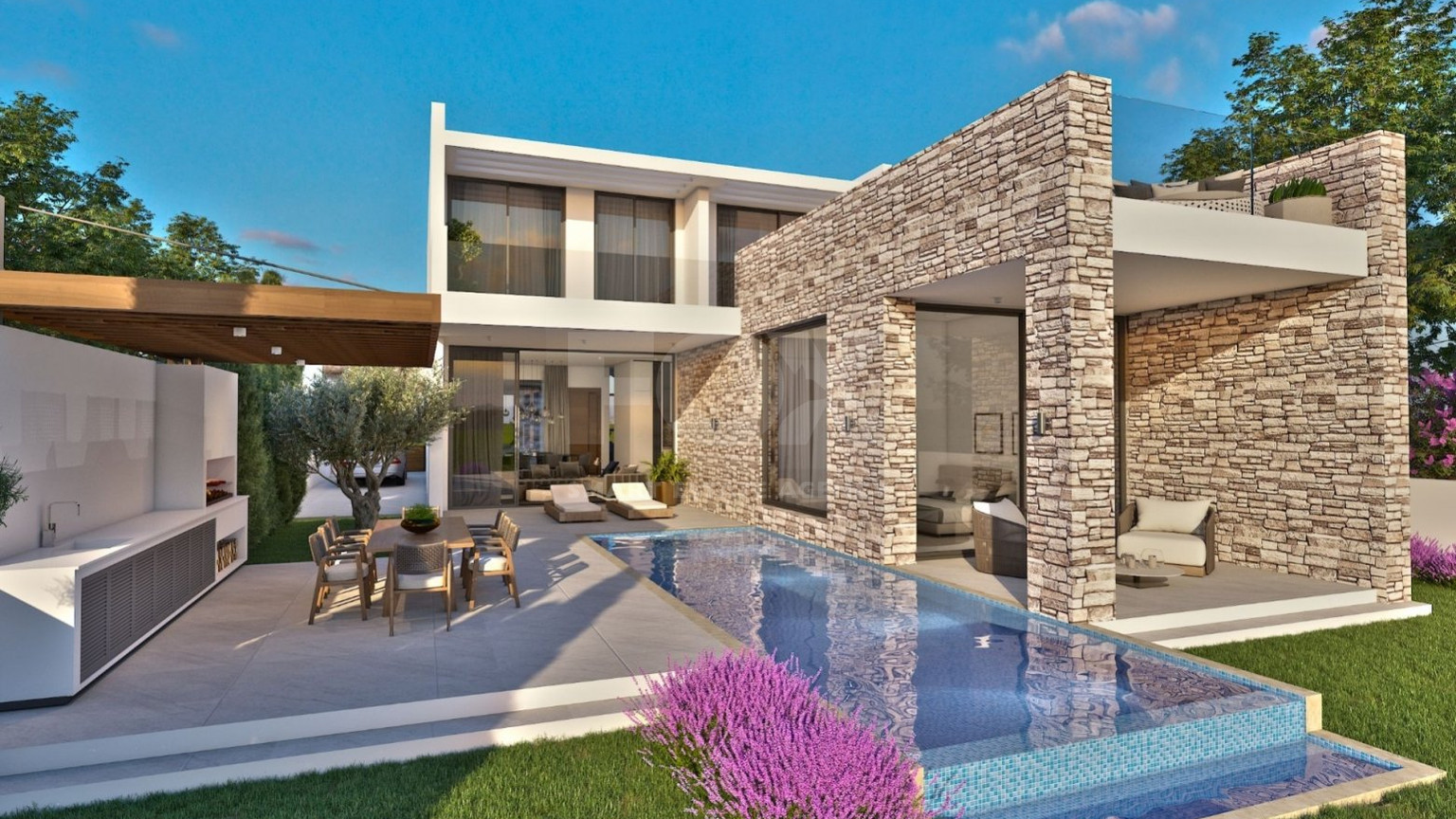 Astonishing four bedroom Seafront Villa, in Tomb of the Kings area, Paphos