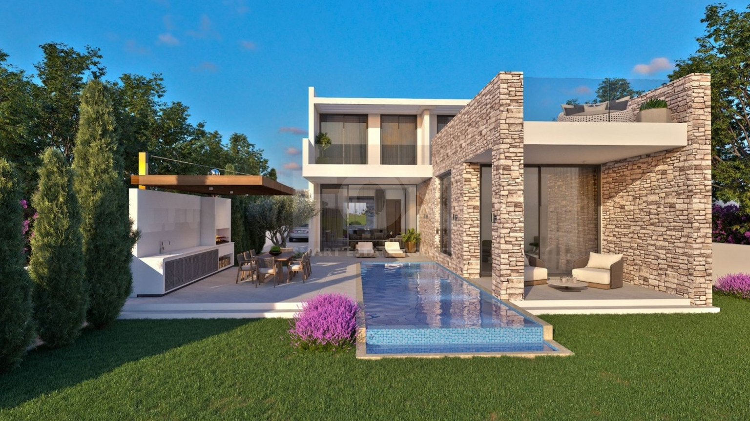 Astonishing four bedroom Seafront Villa, in Tomb of the Kings area, Paphos