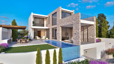 Astonishing four bedroom Seafront Villa, in Tomb of the Kings area, Paphos