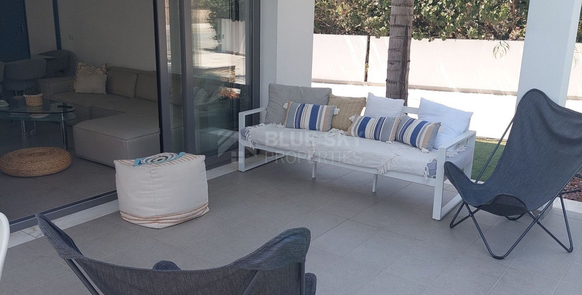 Five bedroom furnished Villa by the sea, Governor's Beach, Limassol for rent