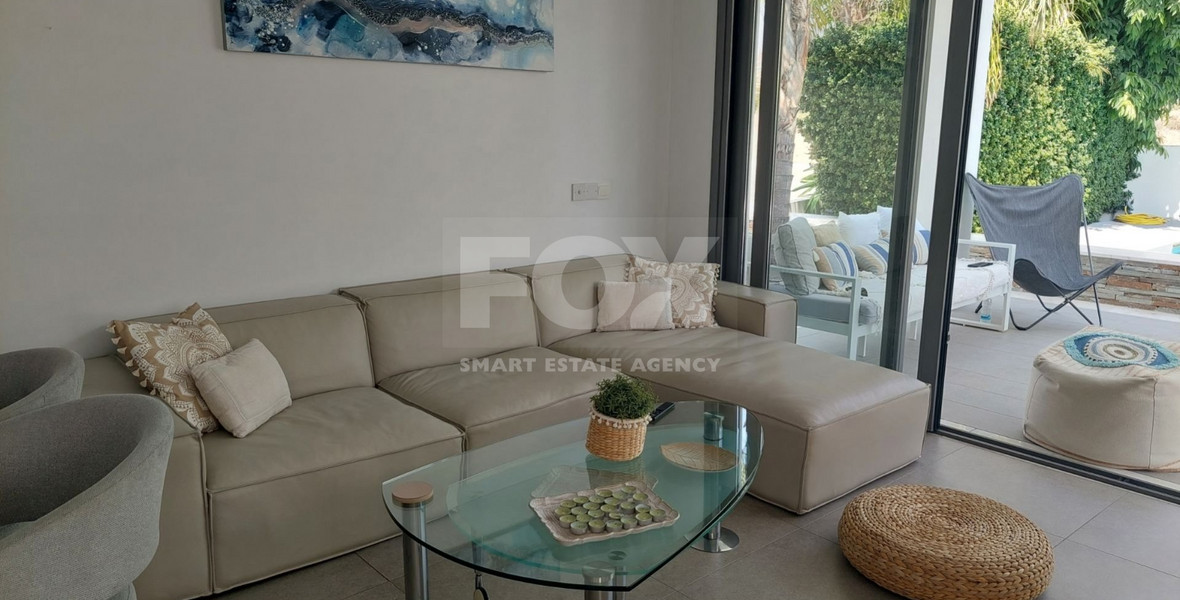 Five bedroom furnished Villa by the sea, Governor's Beach, Limassol for rent