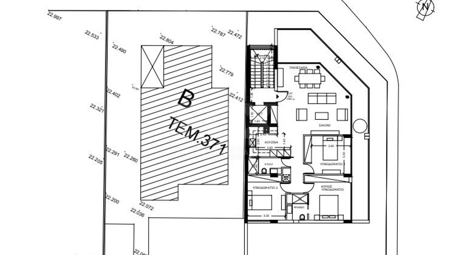 Three bedroom Penthouse in Neapoli area, Limassol