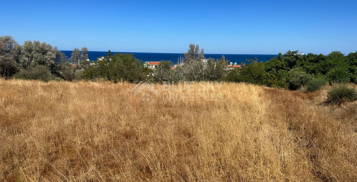 Prime Land in Pomos Village with Sea Views!