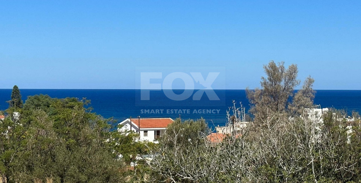 Prime Land in Pomos Village with Sea Views!