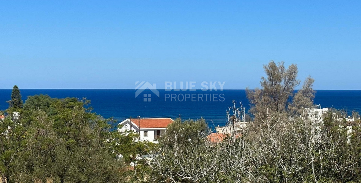 Prime Land in Pomos Village with Sea Views!