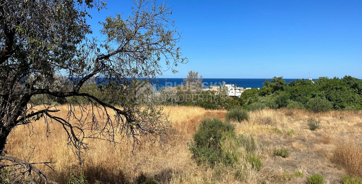 Prime Land in Pomos Village with Sea Views!