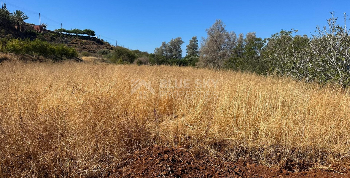 Prime Land in Pomos Village with Sea Views!