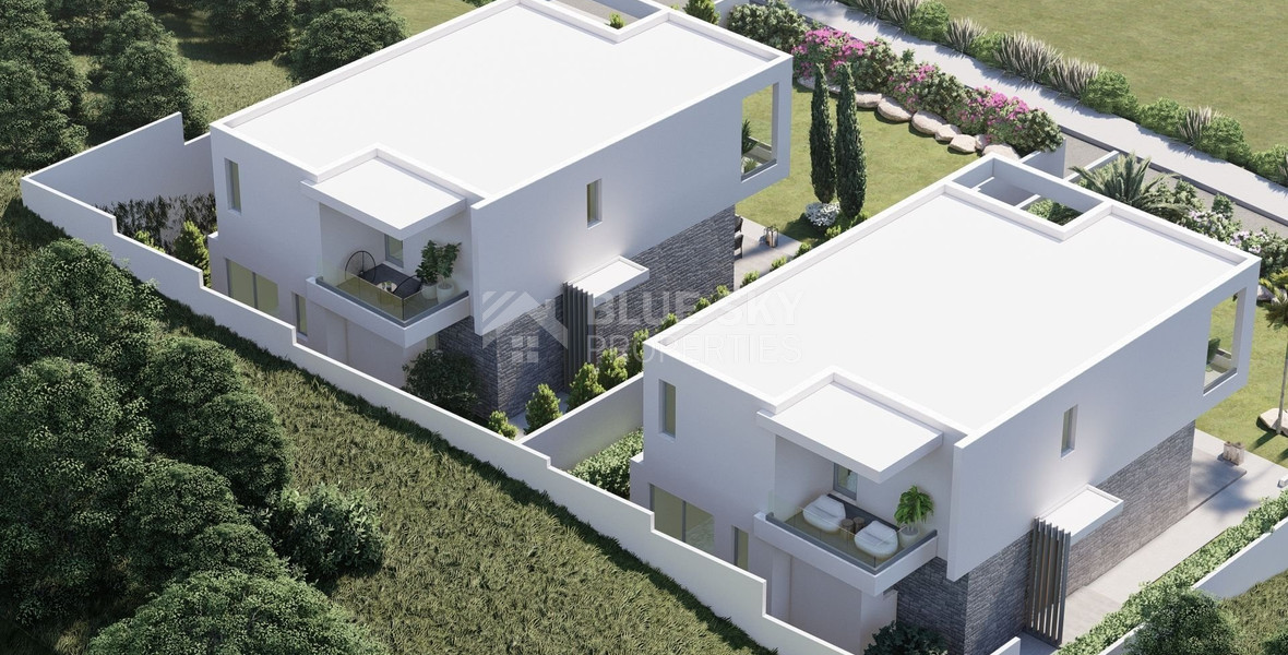 Modern 4-Bedroom Villa with Panoramic Sea Views for Sale in Geroskipou, Paphos