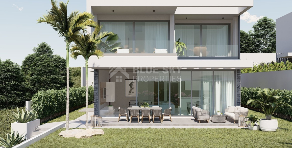 Modern 4-Bedroom Villa with Panoramic Sea Views for Sale in Geroskipou, Paphos