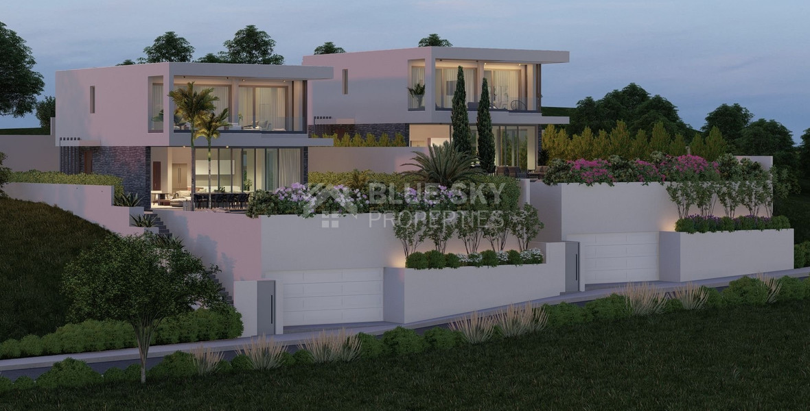Modern 4-Bedroom Villa with Panoramic Sea Views for Sale in Geroskipou, Paphos
