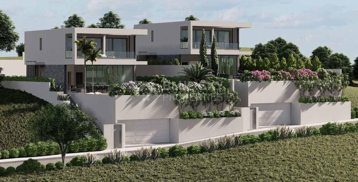 Modern 4-Bedroom Villa with Panoramic Sea Views for Sale in Geroskipou, Paphos