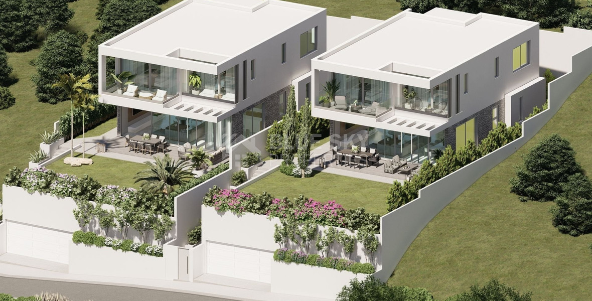 Modern 4-Bedroom Villa with Panoramic Sea Views for Sale in Geroskipou, Paphos