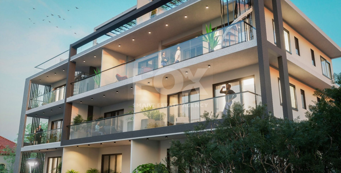 Brand New-Modern Design, Top Floor With Roof Garden Three Bedroom Apartment in Limassol Centre