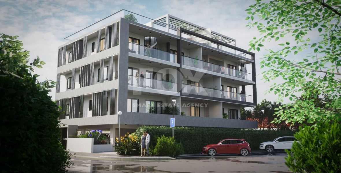 Brand New-Modern Design, Top Floor With Roof Garden Three Bedroom Apartment in Limassol Centre